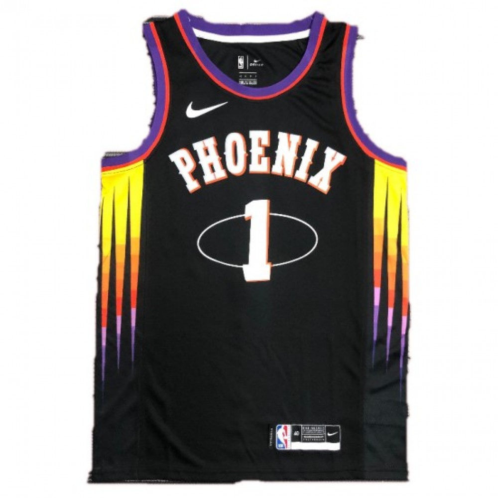 Kids' Phoenix Suns 2021/22 Black Swingman Jersey
