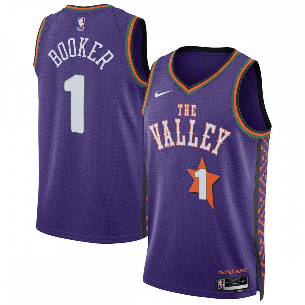 Men's Phoenix Suns 2024/25 Purple City Player Jersey