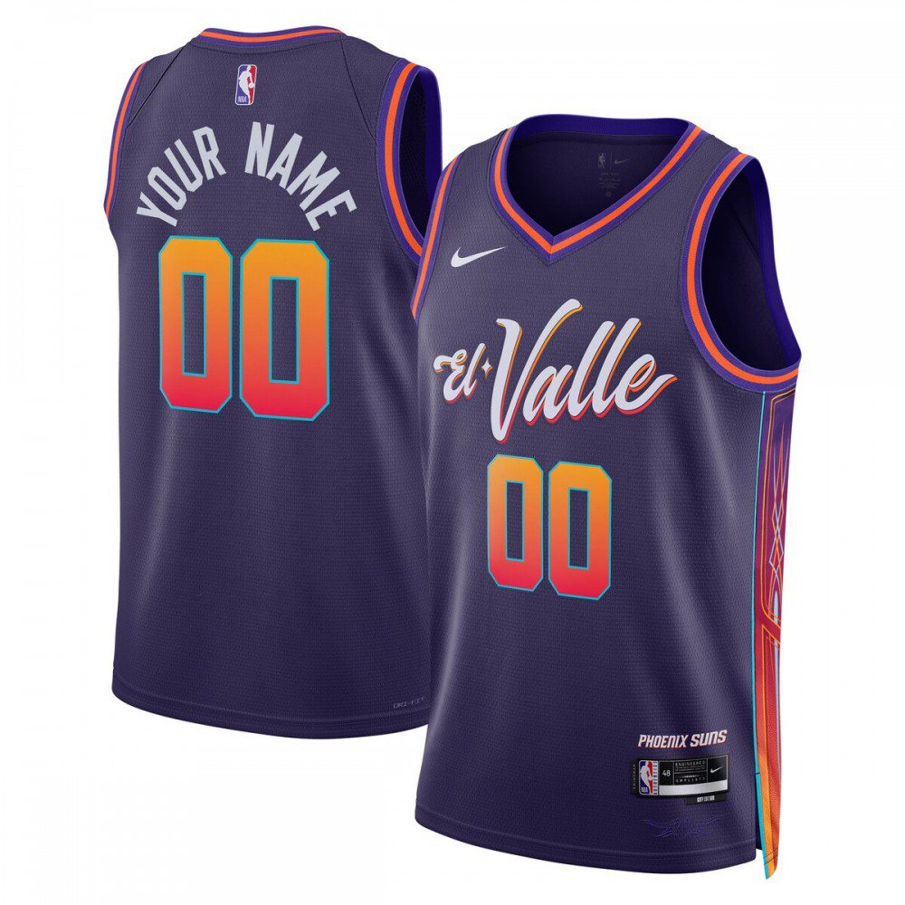 Men's Phoenix Suns 2023/24 Purple City Swingman Jersey