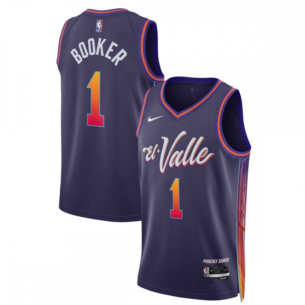 Kids' Phoenix Suns 2023/24 Purple City Swingman Jersey