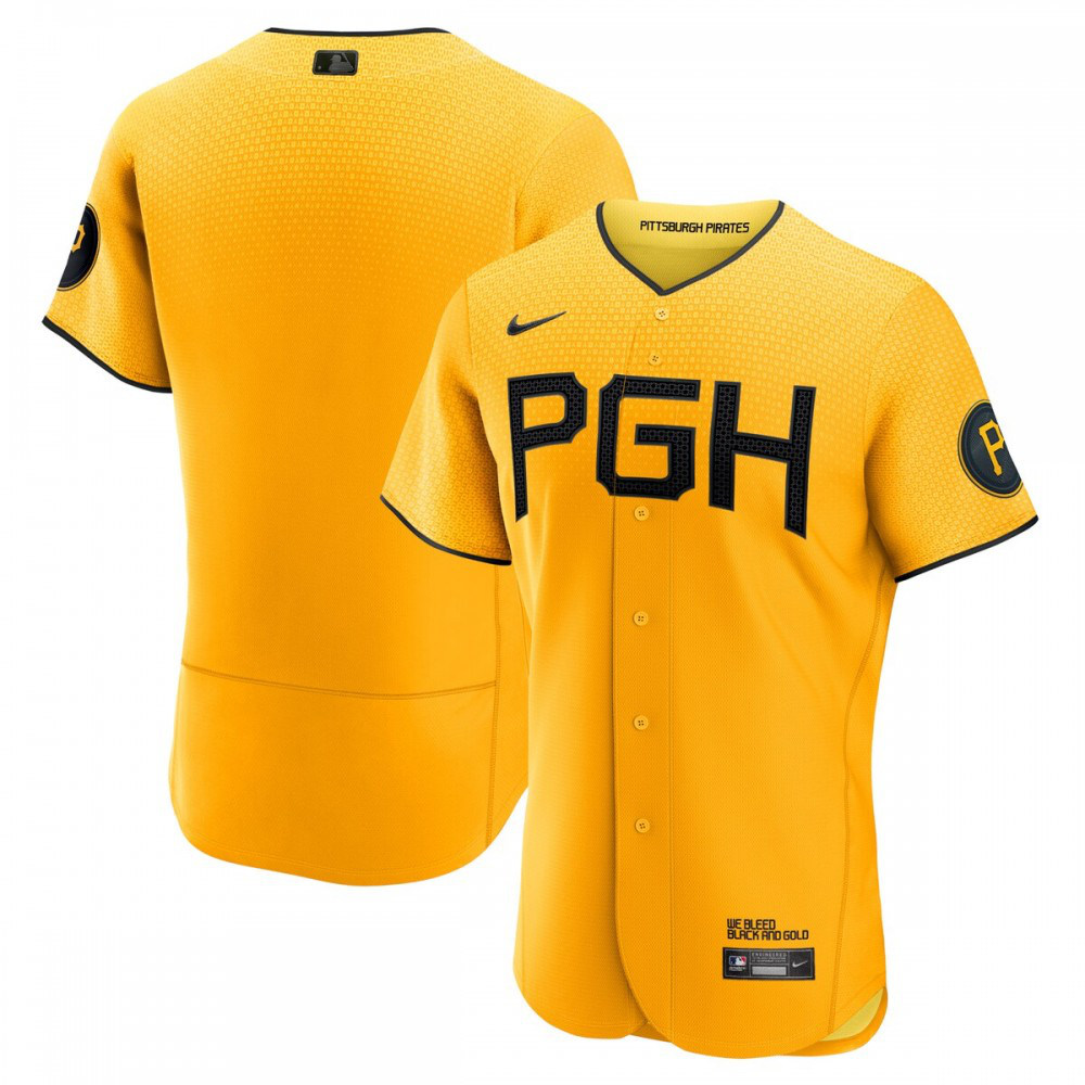 Men's Pittsburgh Pirates 2023 Gold City Jersey