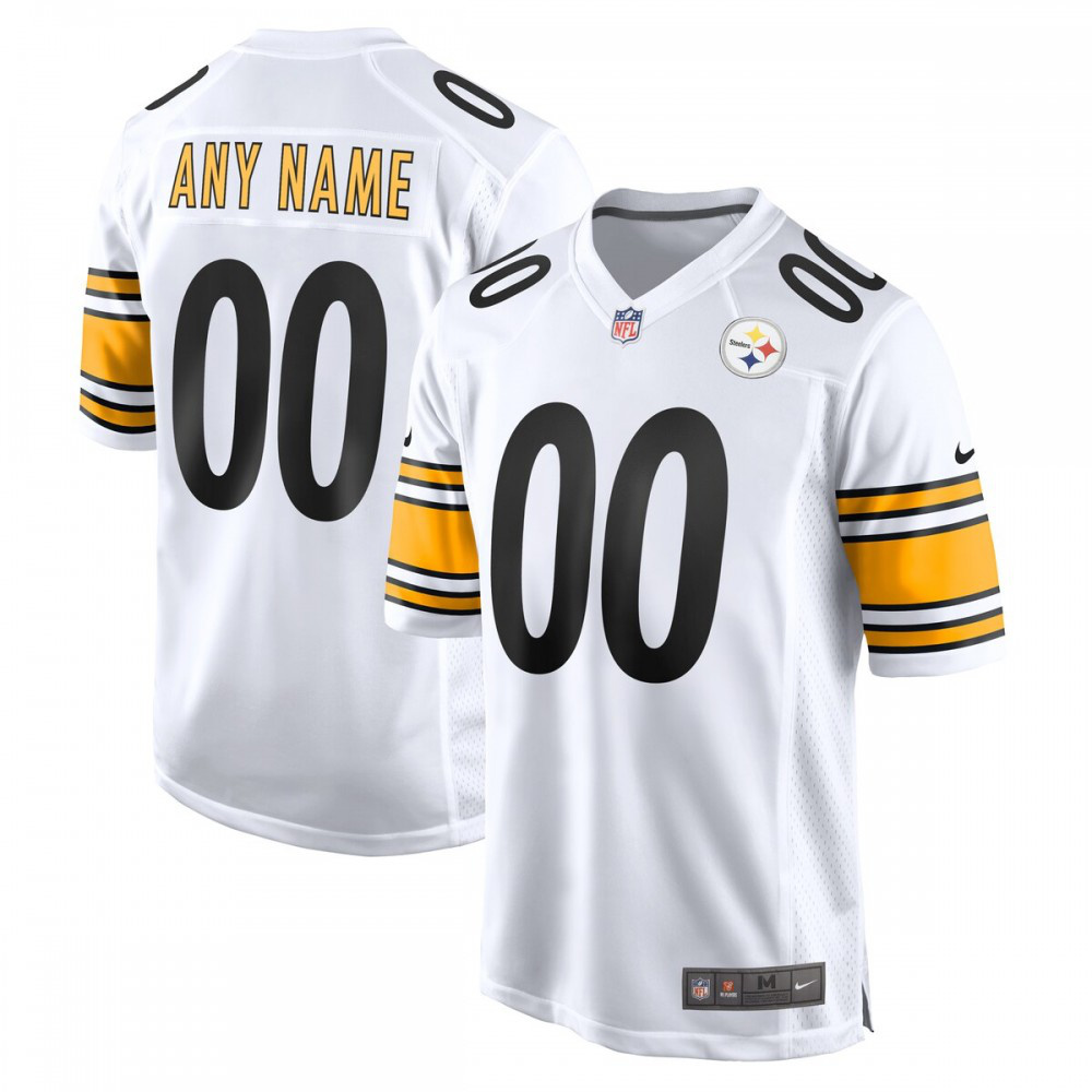 Men's Pittsburgh Steelers White Game Jersey
