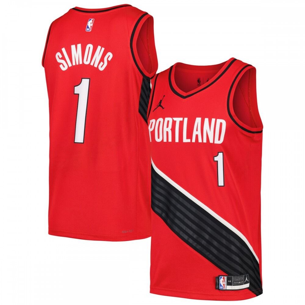 Men's Portland Trail Blazers Red Statement Player Jersey