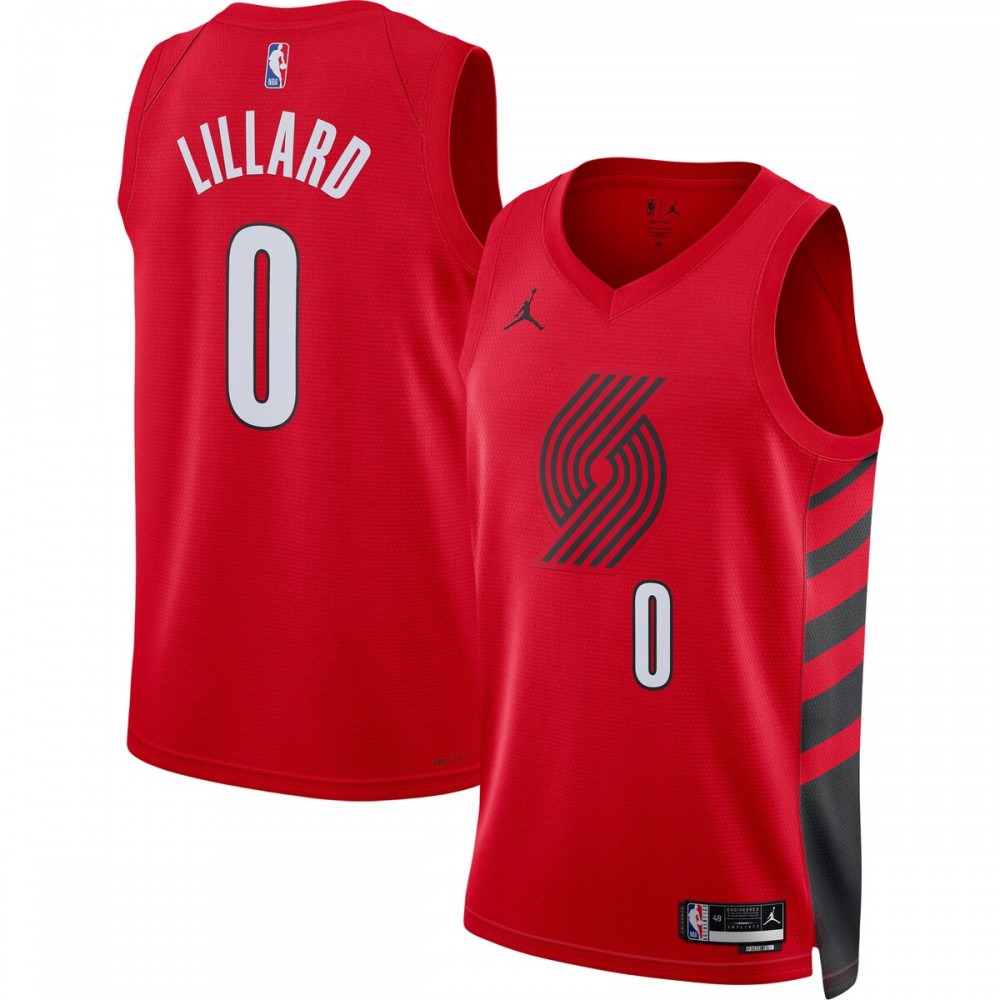 Men's Portland Trail Blazers 2022/23 Red Statement Swingman Jersey