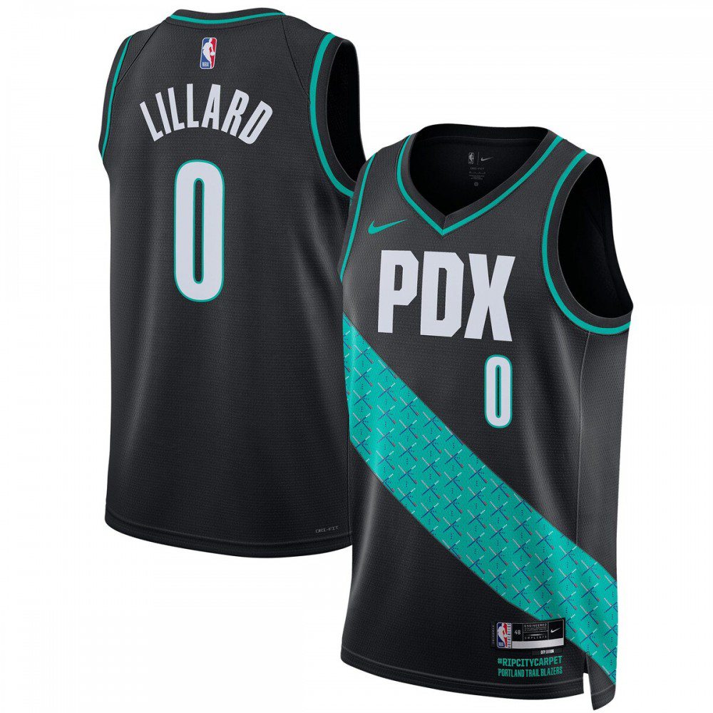 Women's Portland Trail Blazers 2022/23 Black City Swingman Jersey