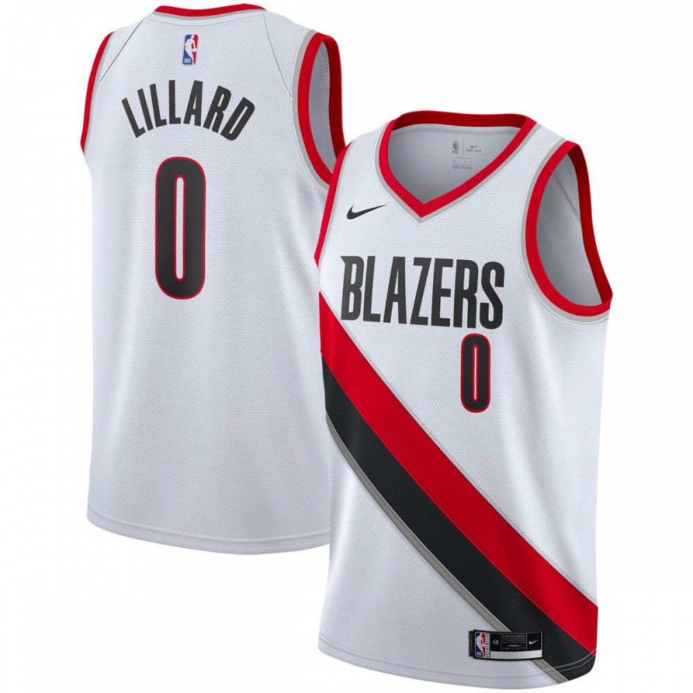 Men's Portland Trail Blazers 2020/21 White Player Jersey