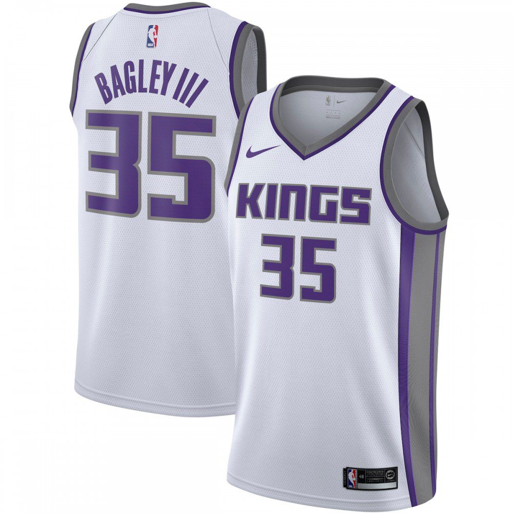 Men's Sacramento Kings 2019/20 White Swingman Jersey