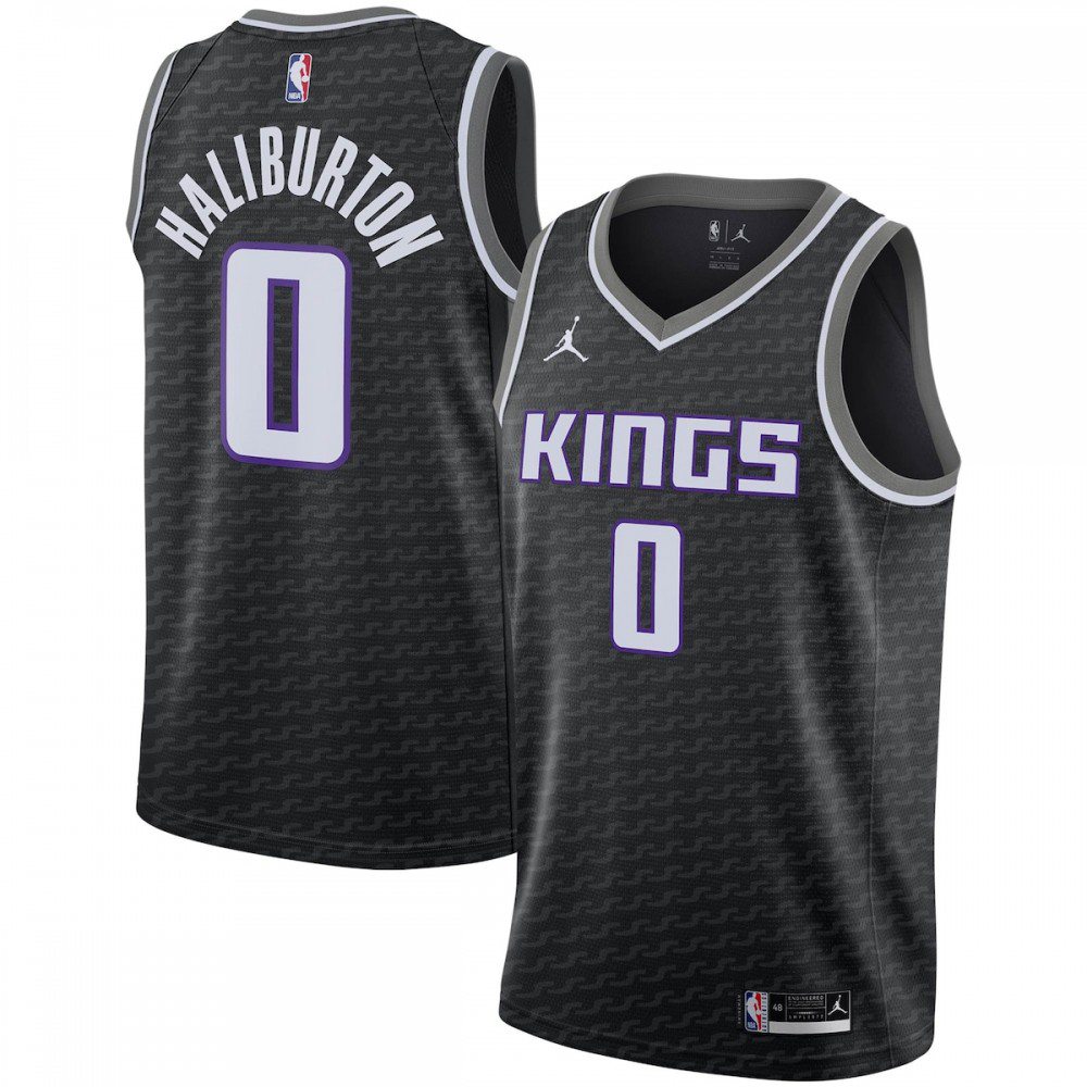 Kids' Sacramento Kings 2020/21 Black Statement Swingman Jersey
