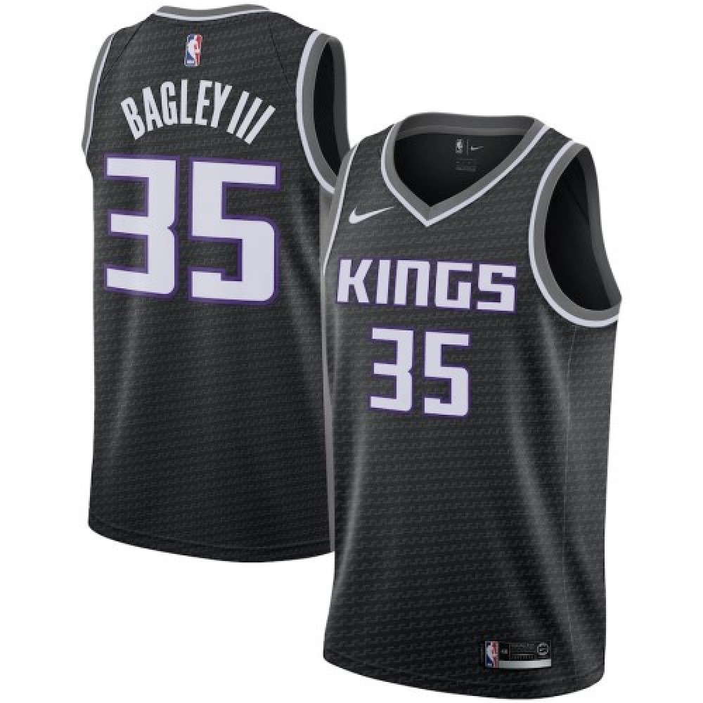 Kids' Sacramento Kings 2019/20 Black Statement Swingman Jersey