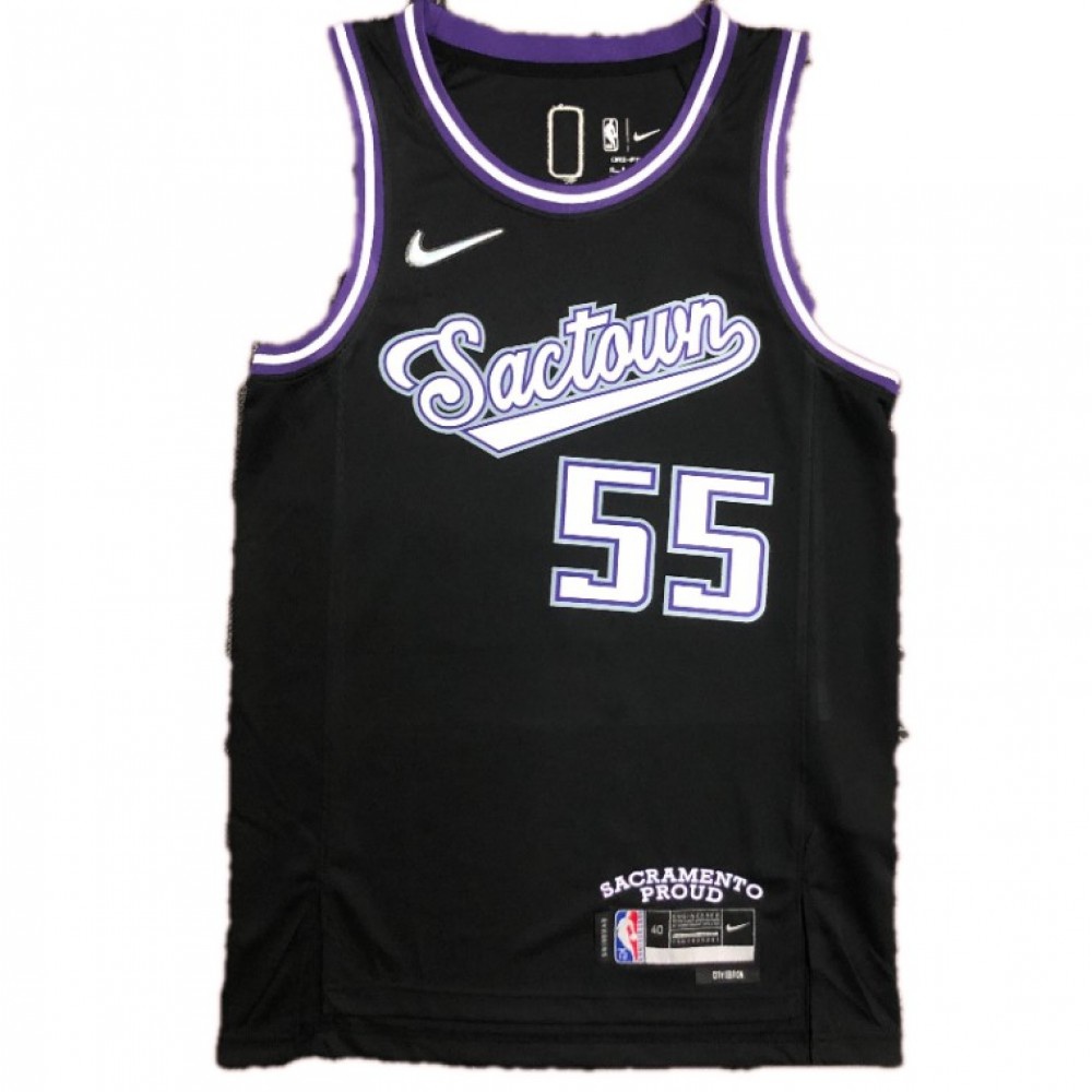 Men's Sacramento Kings 2021/22 Black City Swingman Jersey