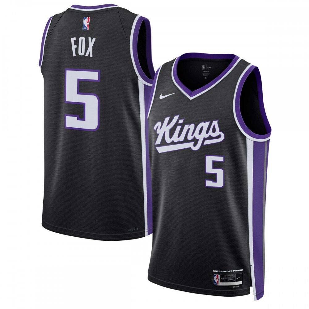 Kids' Sacramento Kings Black Icon Swingman Jersey