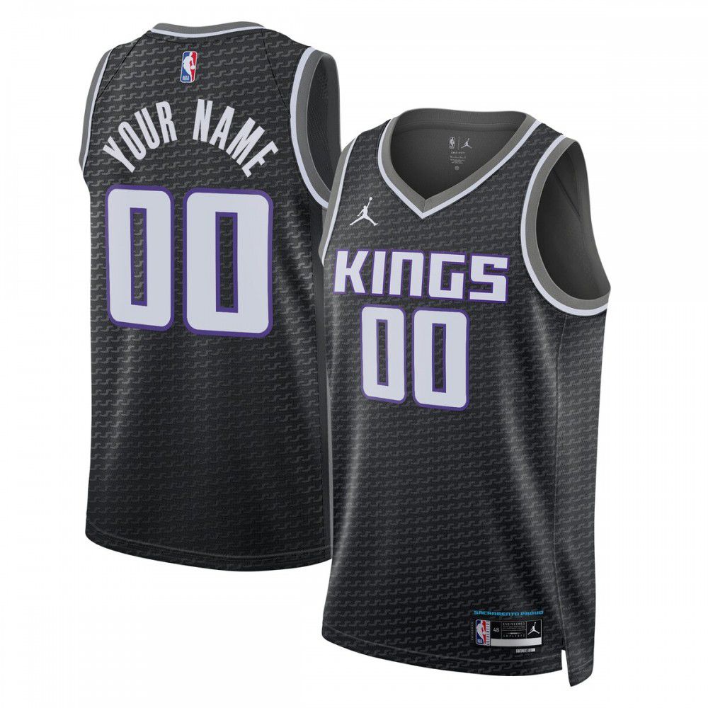 Kids' Sacramento Kings 2022/23 Black Statement Swingman Jersey