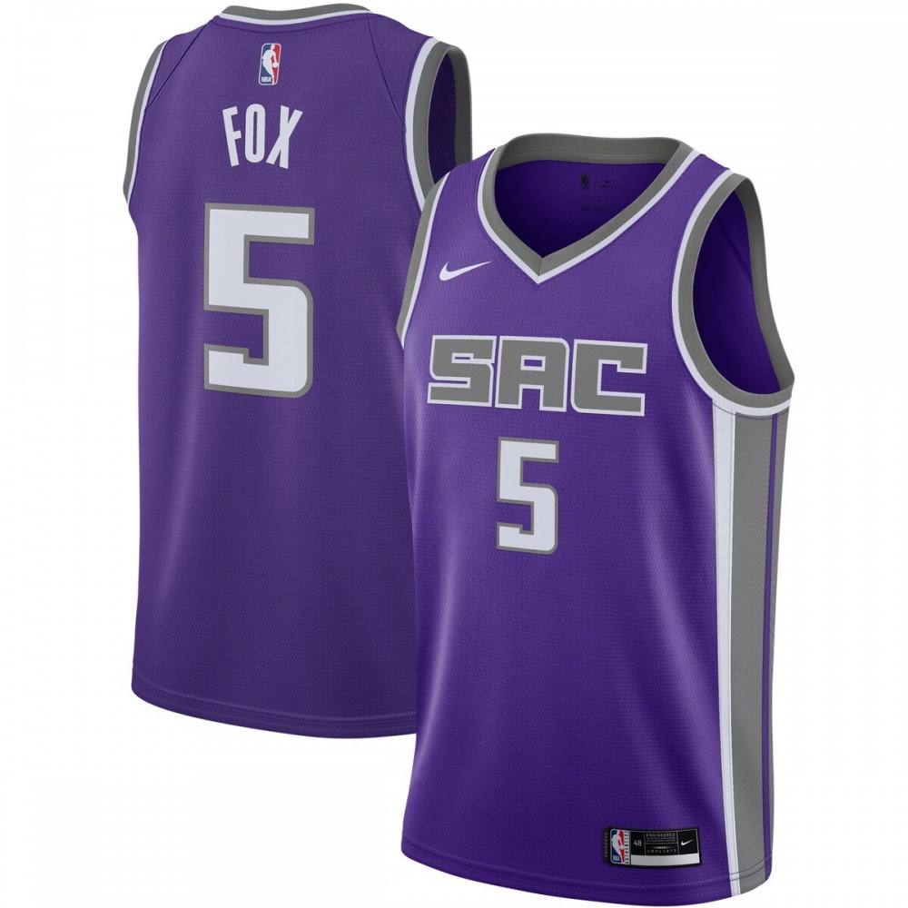 Men's Sacramento Kings 2020/21 Purple Icon Swingman Jersey