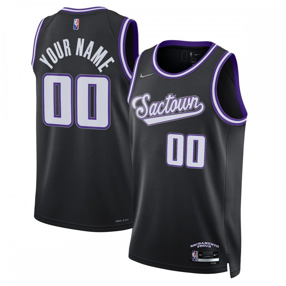 Women's Sacramento Kings 2021/22 Black City Swingman Jersey