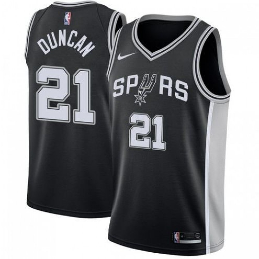 Kids' San Antonio Spurs 2020/21 Black Icon Swingman Jersey