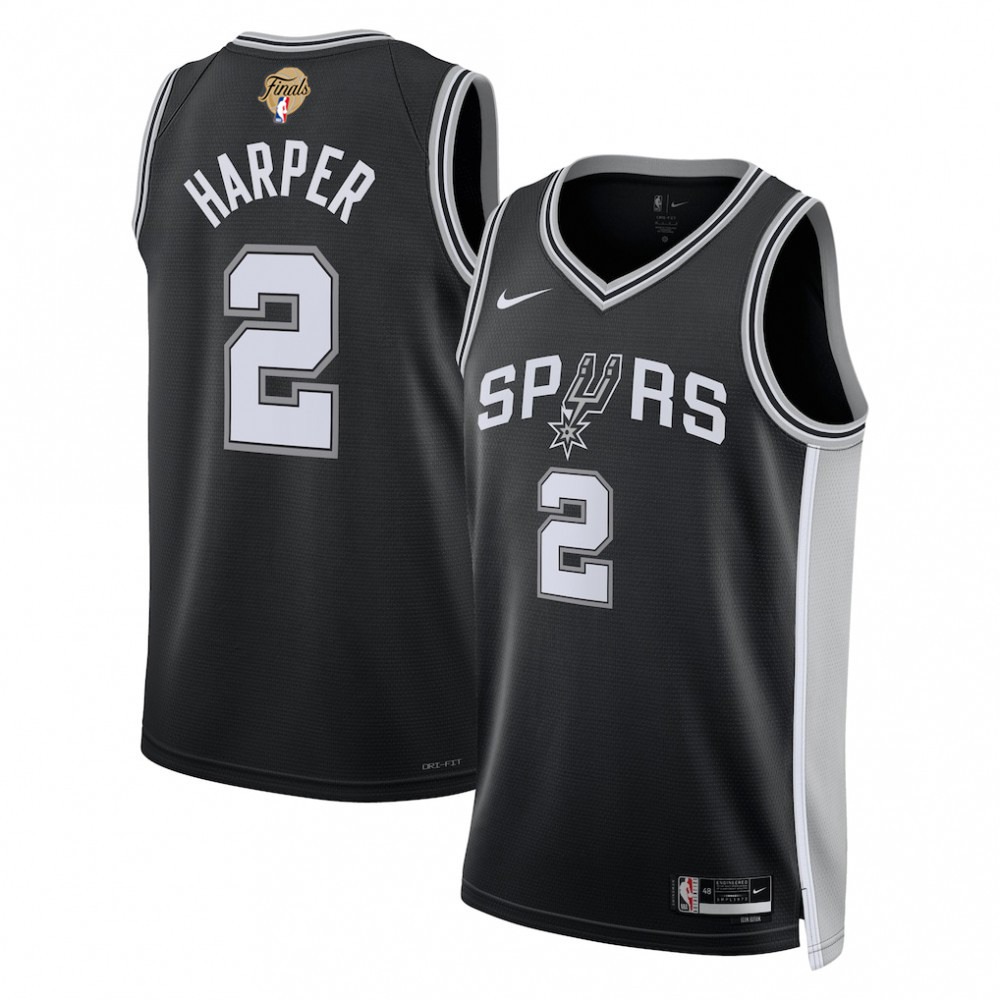 Women's San Antonio Spurs 2026 Black Icon Player Jersey