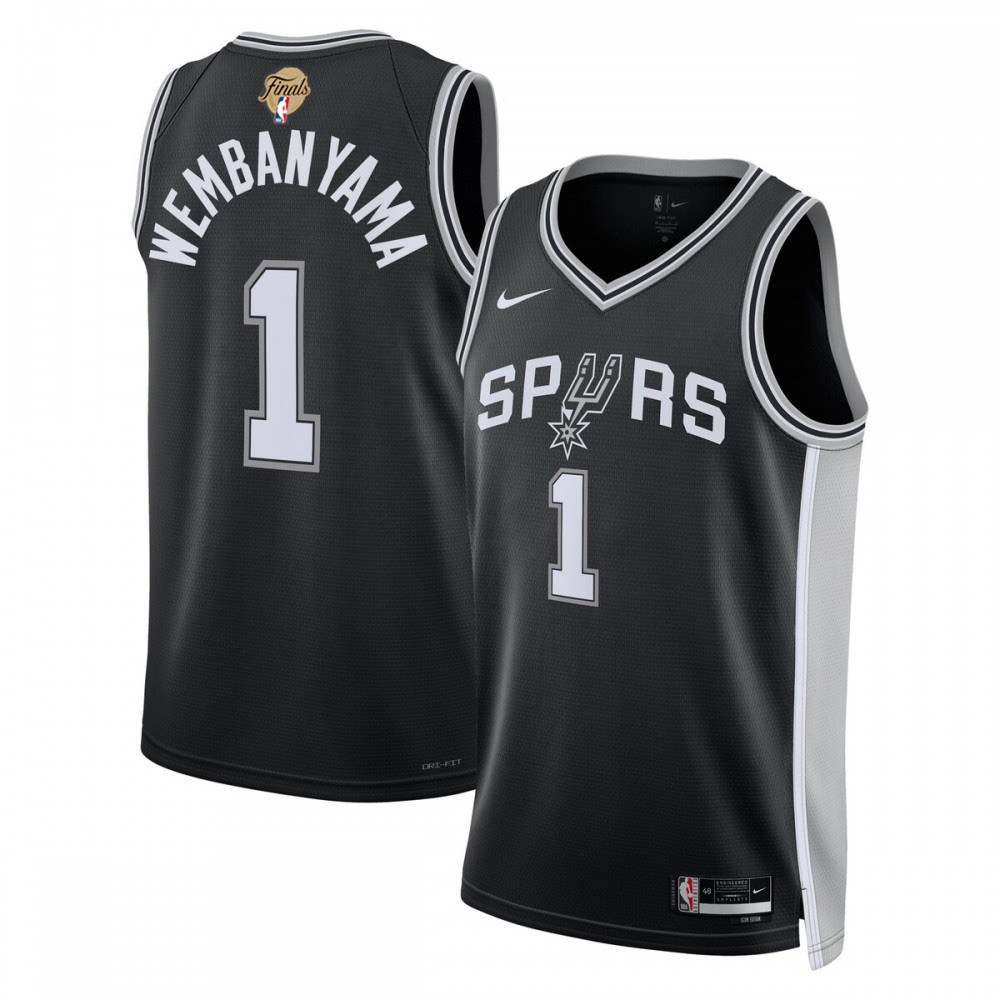 Men's San Antonio Spurs 2026 Black Icon Player Jersey