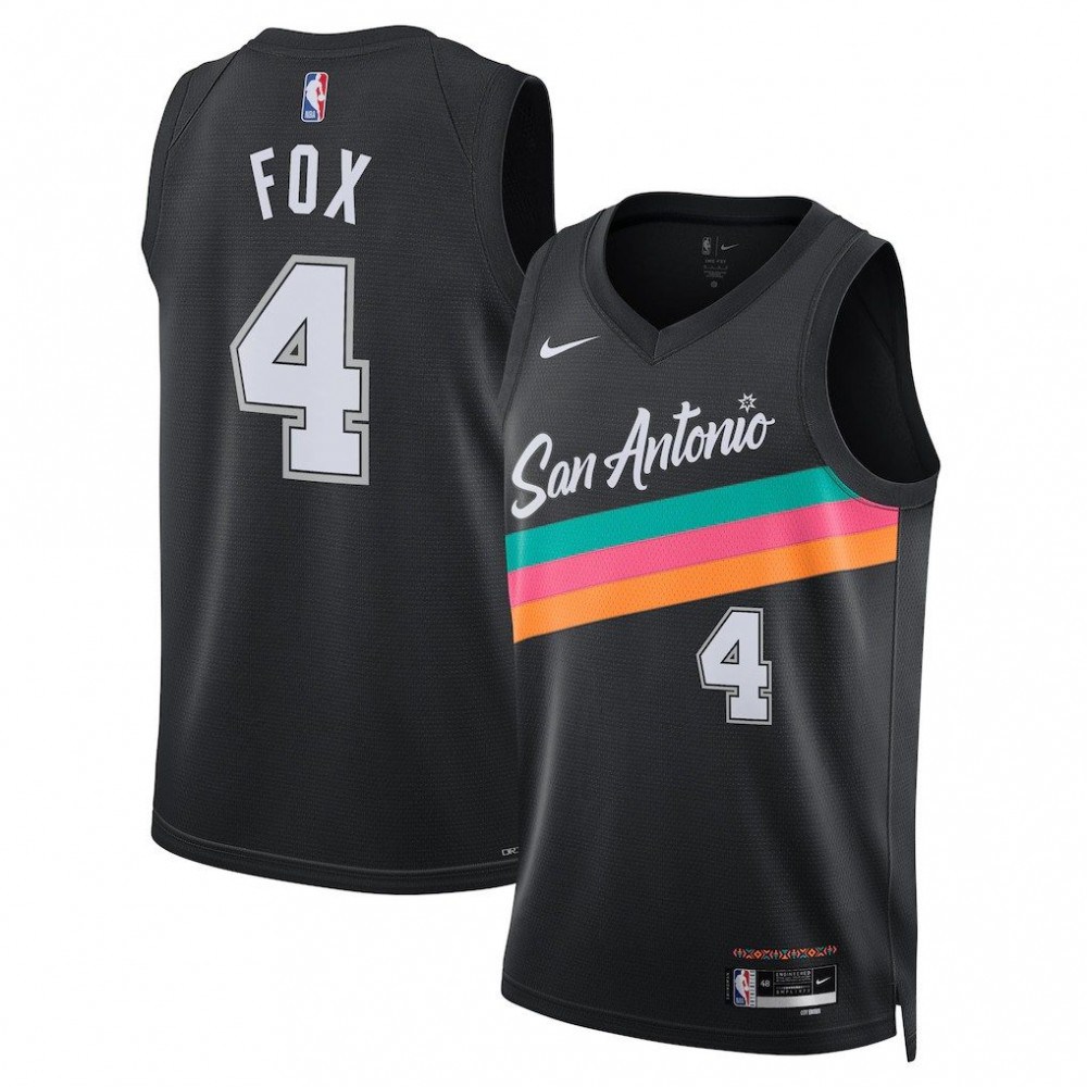 Men's San Antonio Spurs 2025/26 Black City Swingman Jersey
