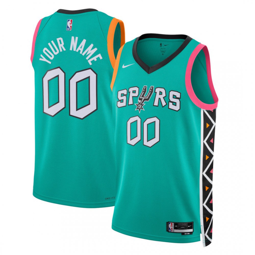Women's San Antonio Spurs 2022/23 Turquoise City Swingman Jersey