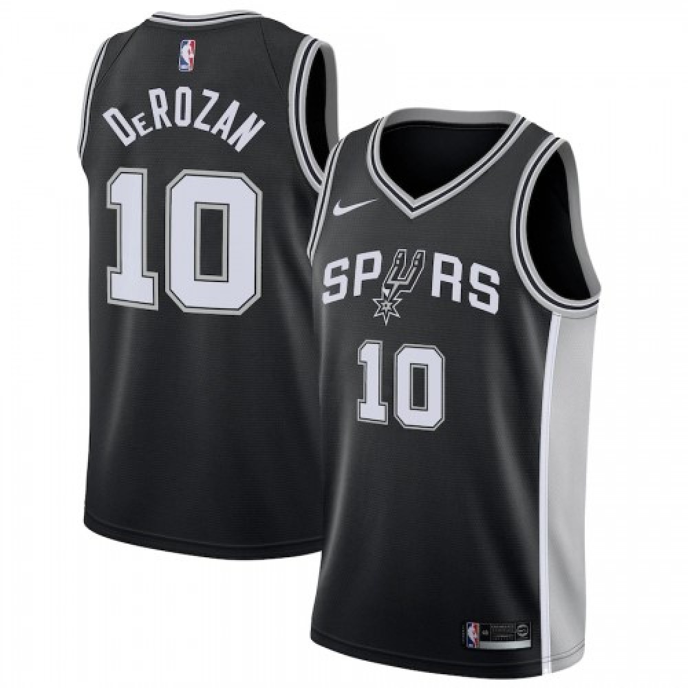 Men's San Antonio Spurs Black Icon Swingman Jersey