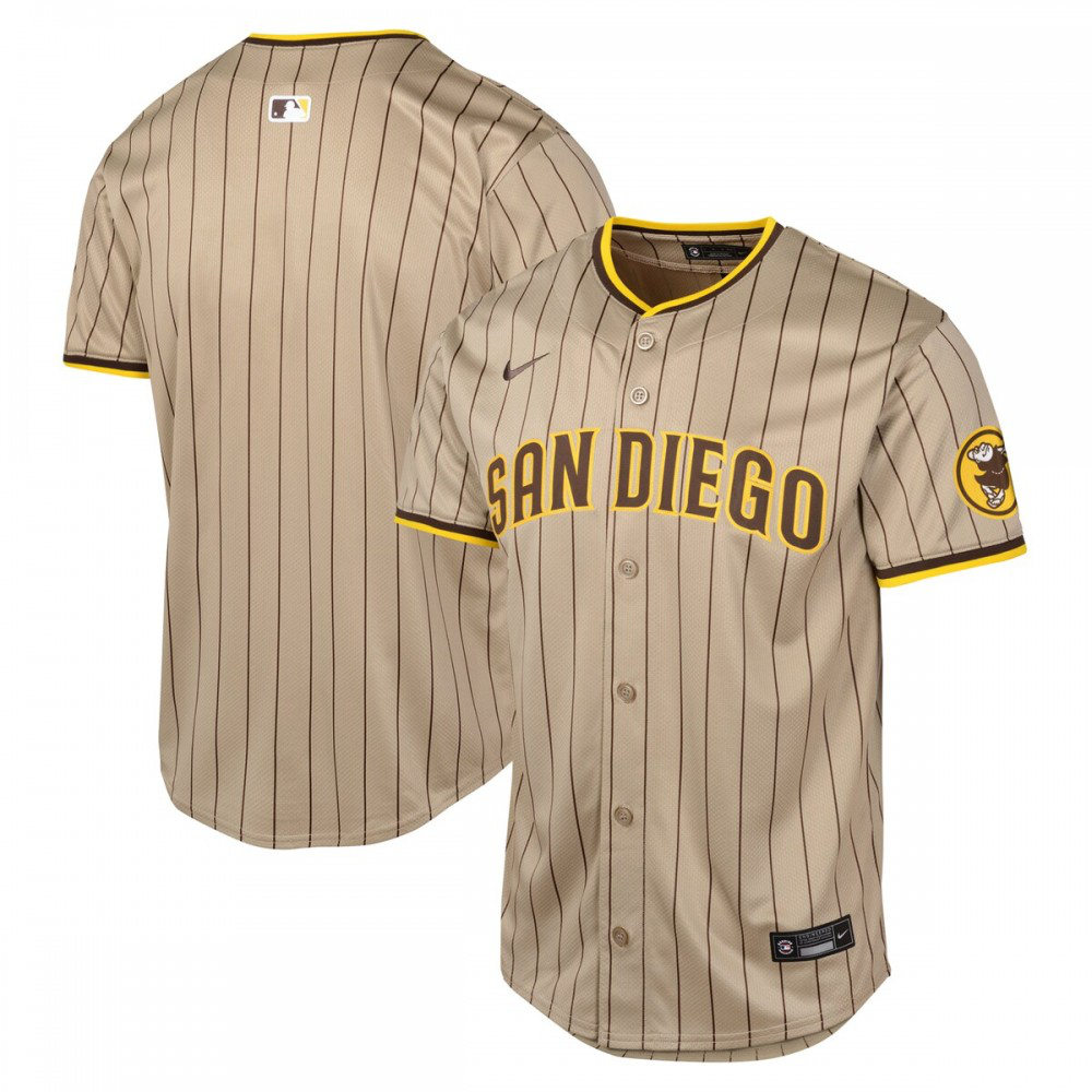 Kids' San Diego Padres Tan Limited Jersey