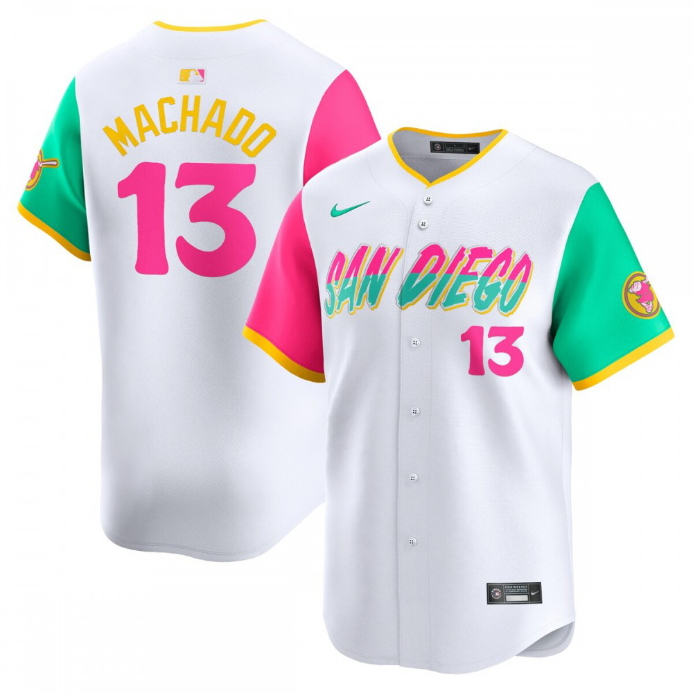 Men's San Diego Padres White City Limited Jersey