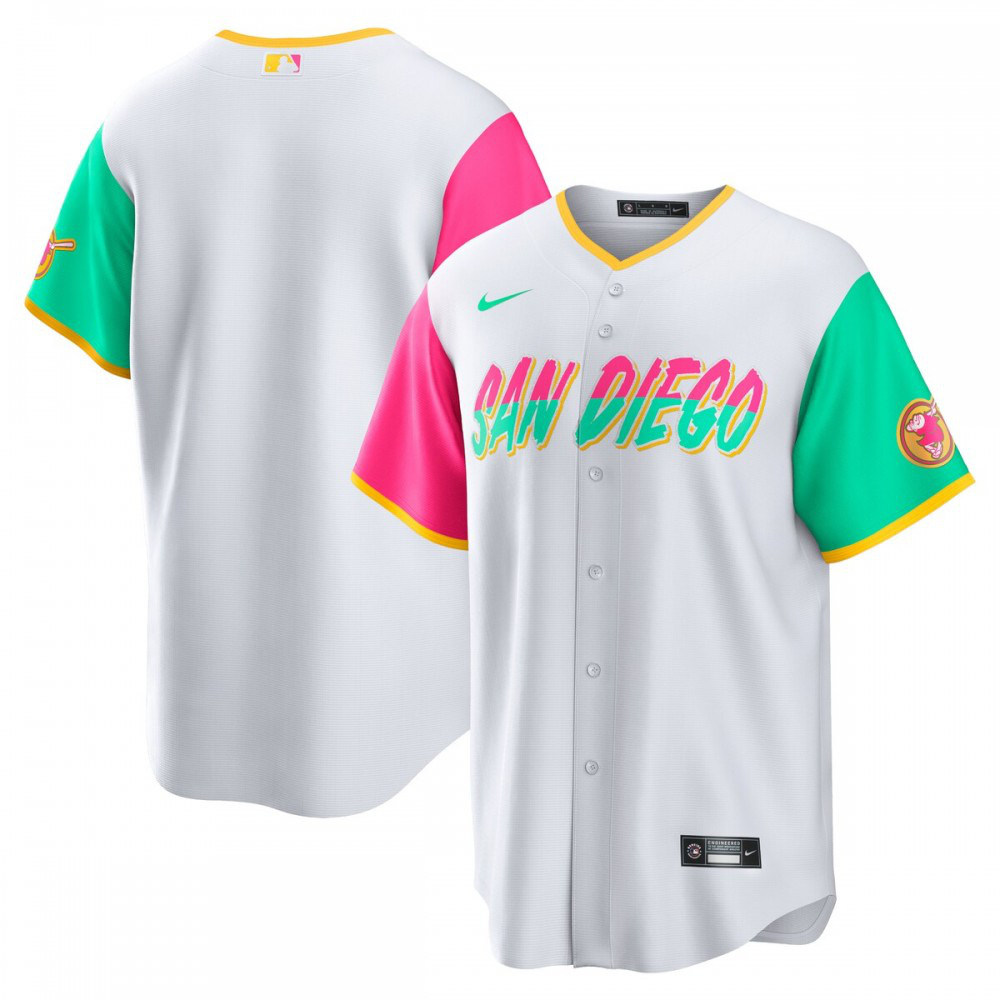 Men's San Diego Padres 2022 White City Replica Jersey