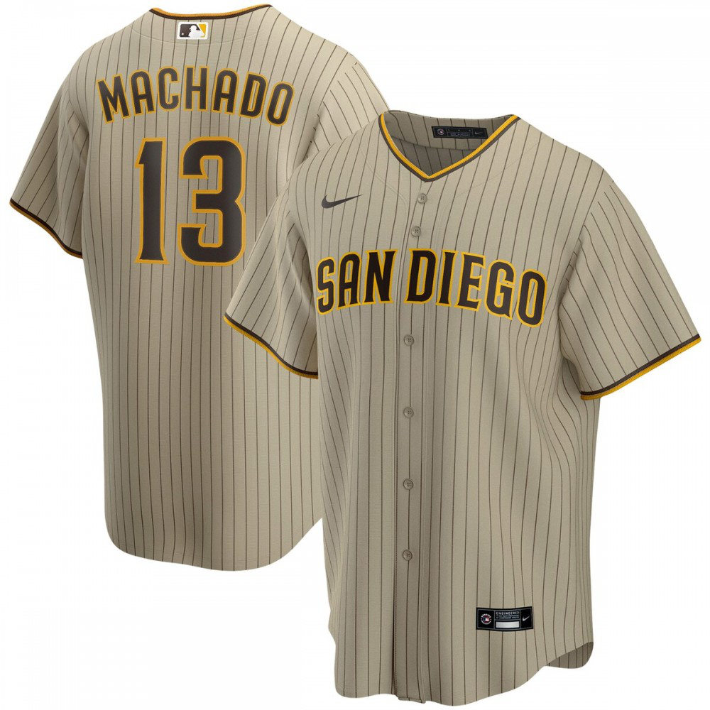 Kids' San Diego Padres Tan Player Jersey