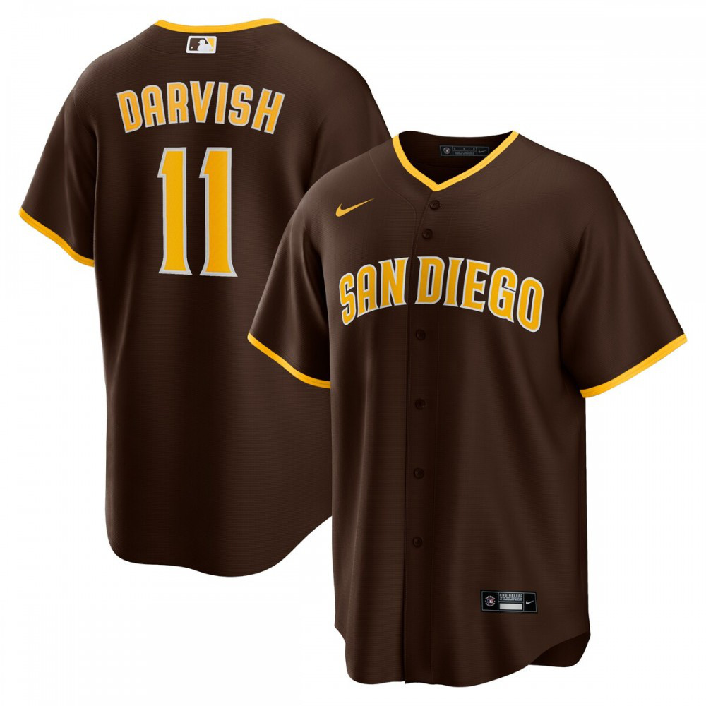 Men's San Diego Padres Brown Player Jersey