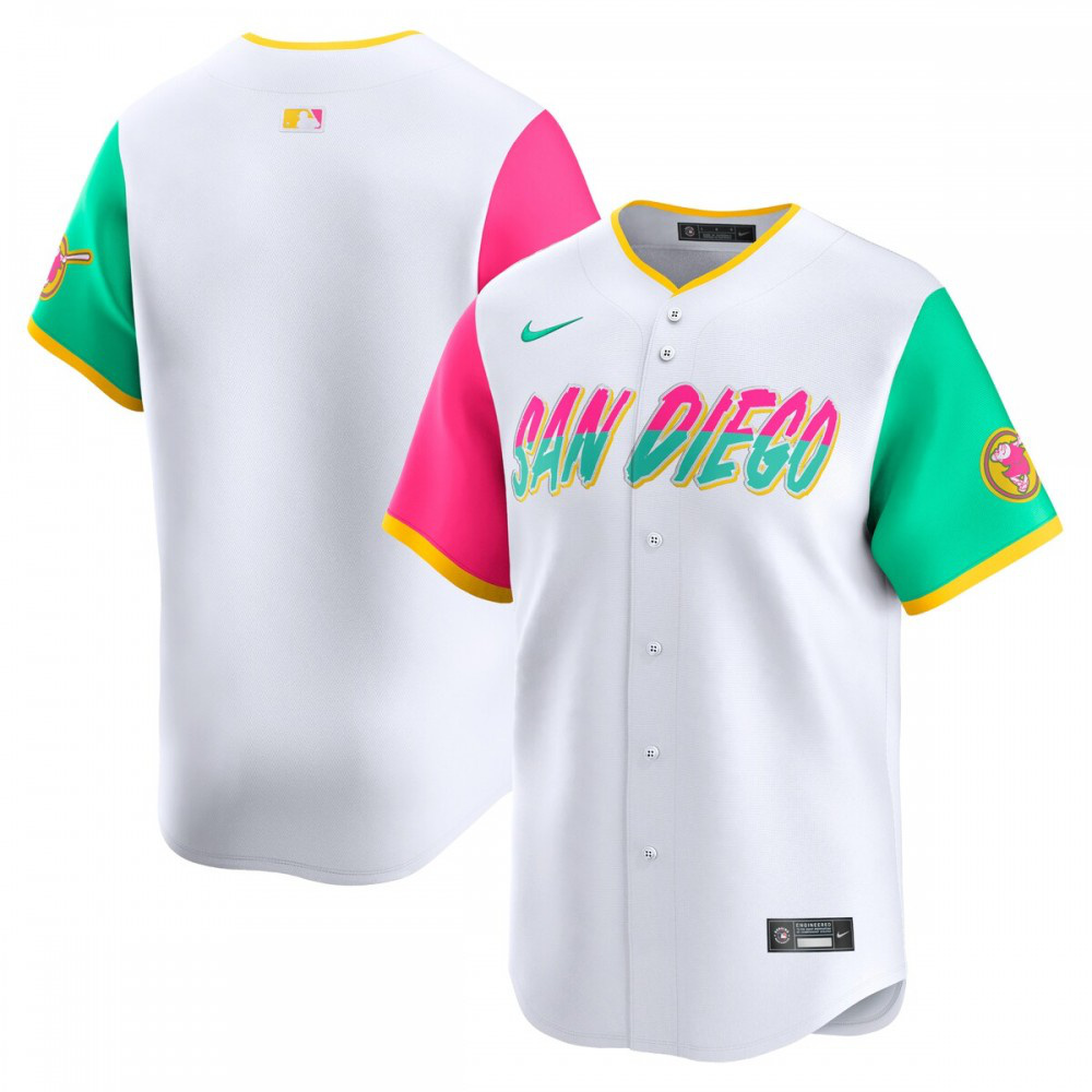 Women's San Diego Padres White City Limited Jersey