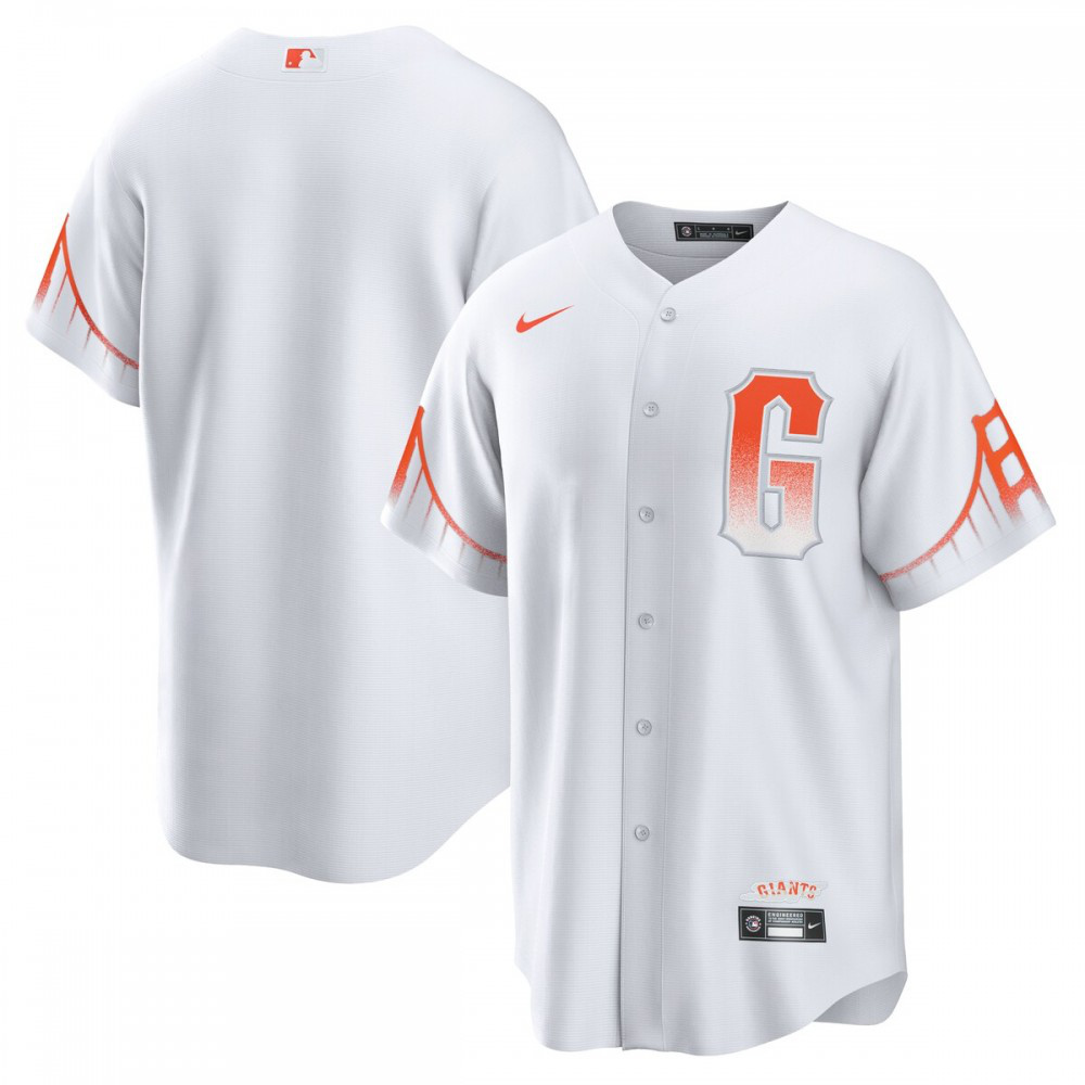 Kids' San Francisco Giants 2021 White City Replica Jersey