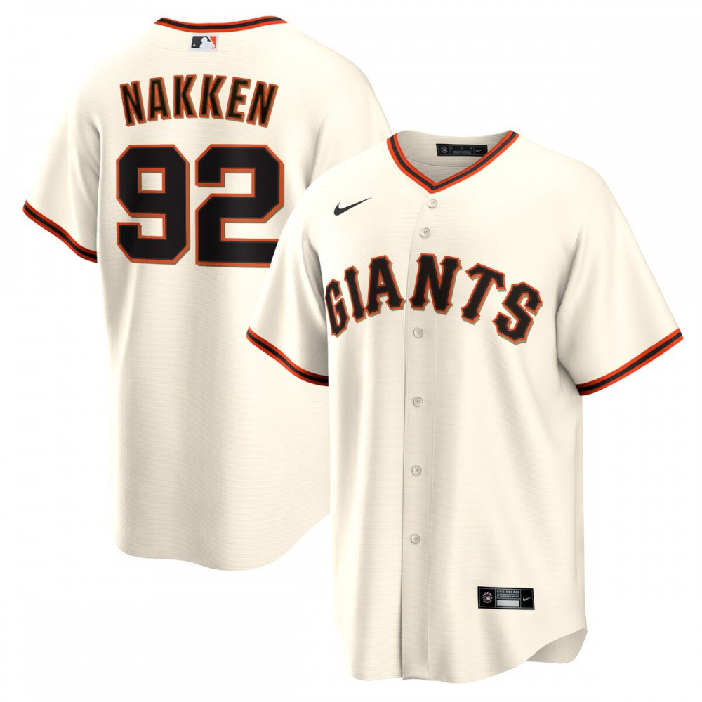 Men's San Francisco Giants Cream Player Jersey