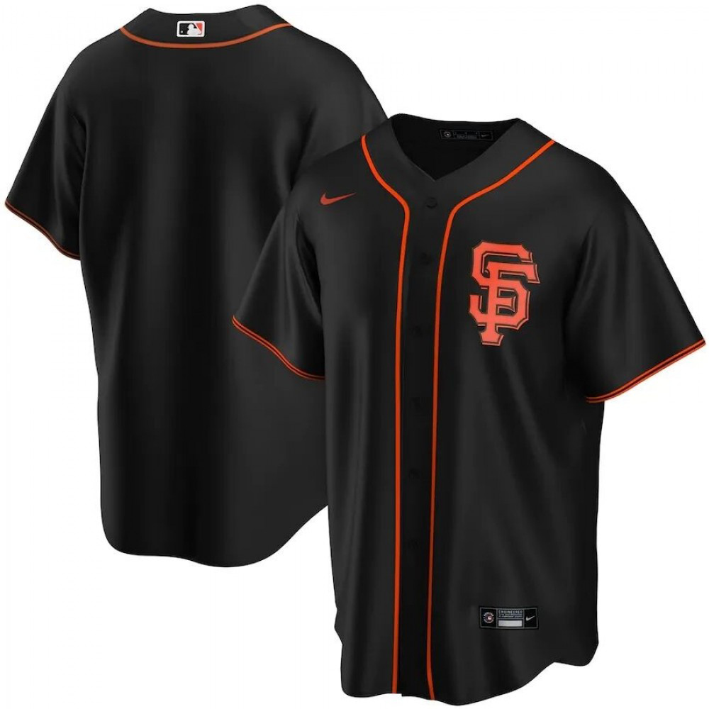 Kids' San Francisco Giants 2020 Black Alternate Jersey