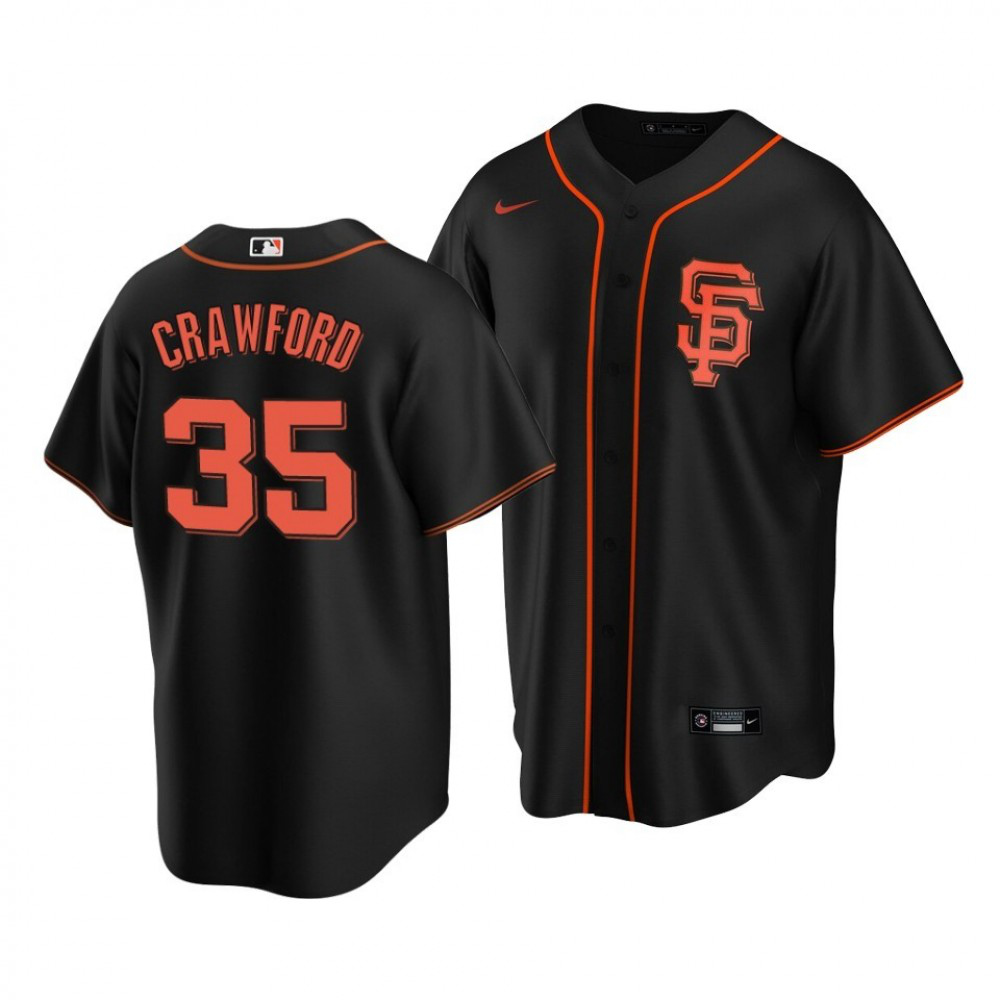 Men's San Francisco Giants 2020 Black Home Jersey