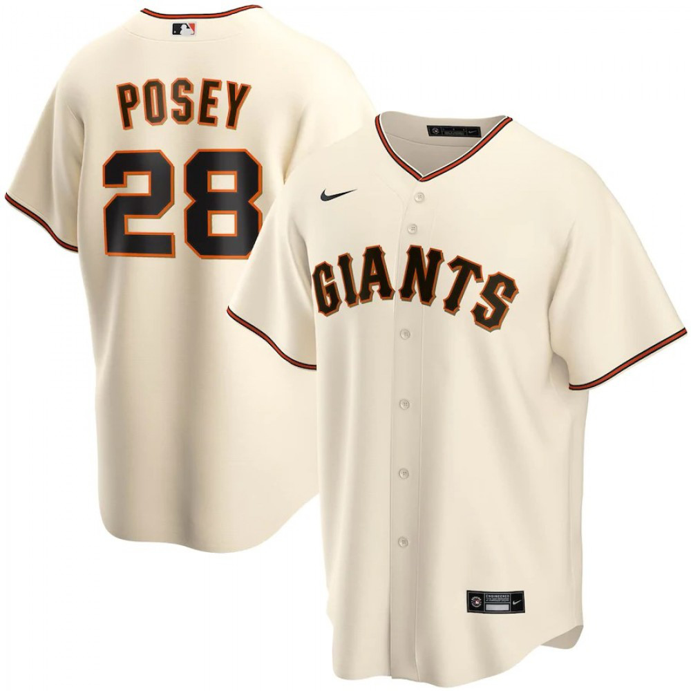 Kids' San Francisco Giants 2020 Cream Home Jersey
