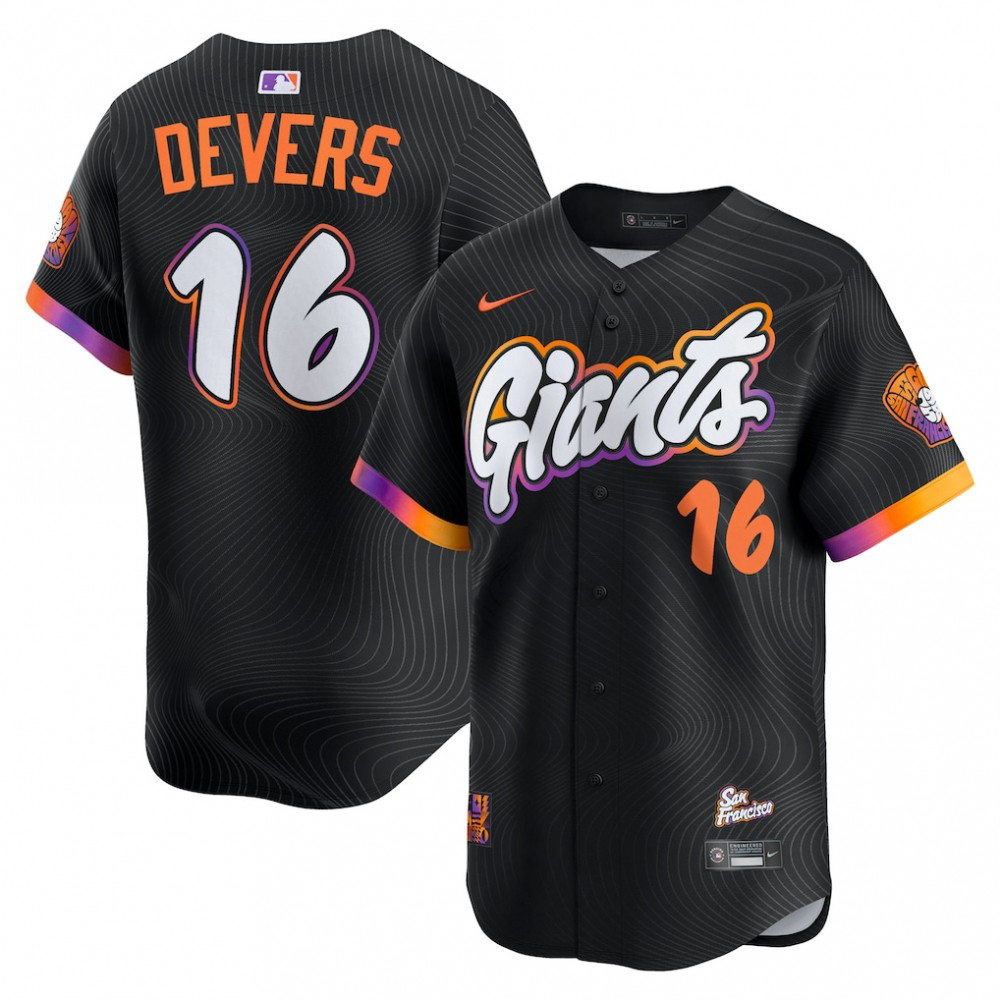 Men's San Francisco Giants 2025 Black City Limited Jersey