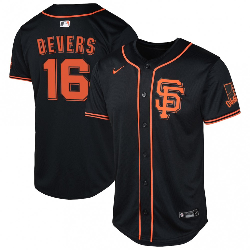 Kids' San Francisco Giants Black Limited Jersey