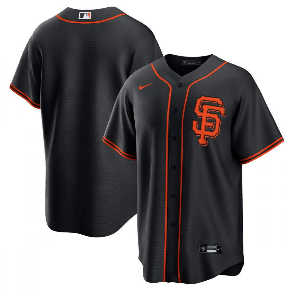 Women's San Francisco Giants Black Replica Jersey