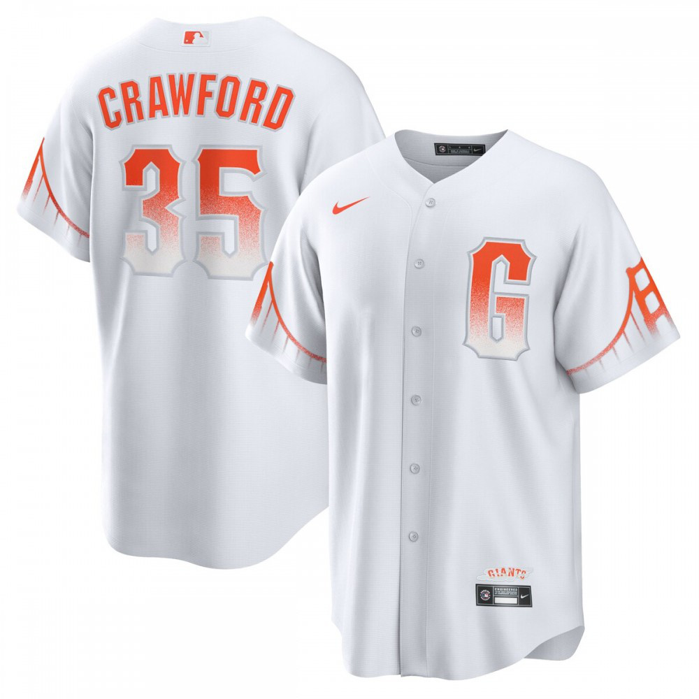 Kids' San Francisco Giants White City Player Jersey