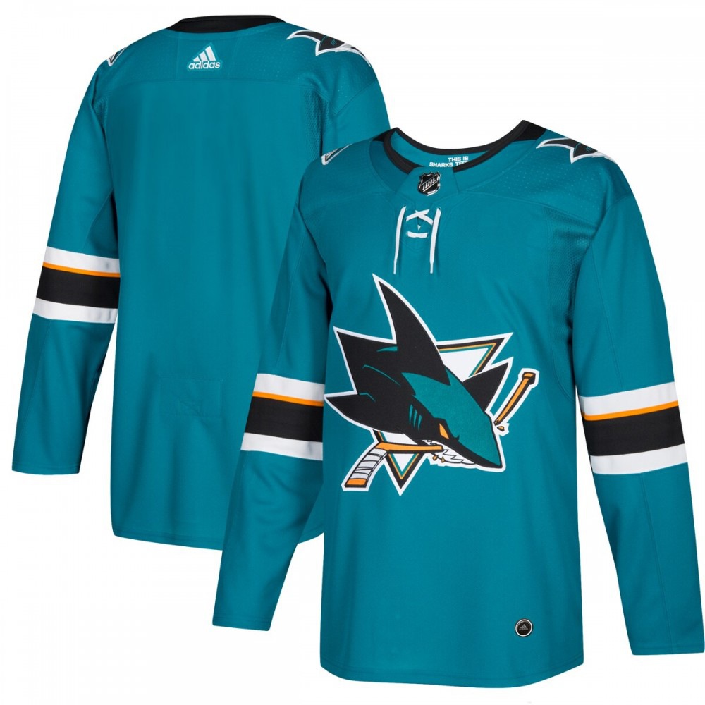 Men's San Jose Sharks Teal Home Jersey