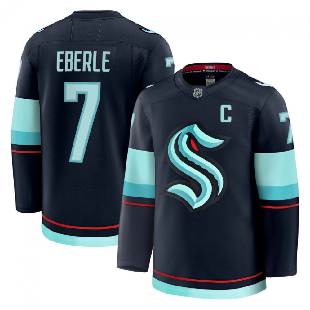 Men's Seattle Kraken Blue Home Jersey