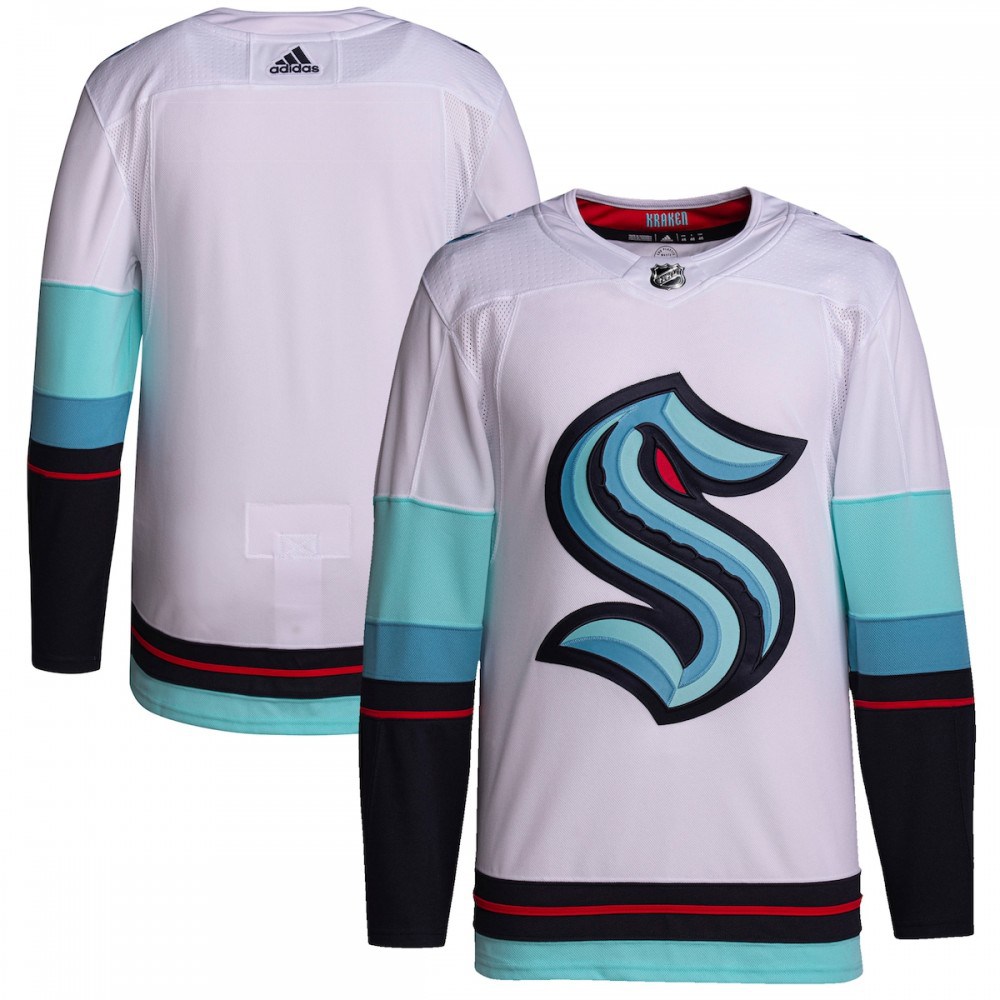 Kids' Seattle Kraken White Away Jersey