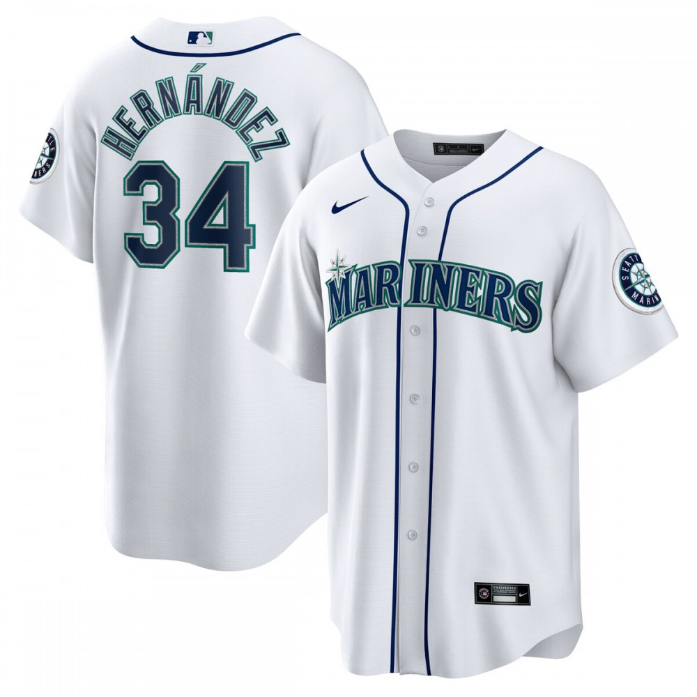 Men's Seattle Mariners 2023 White Player Jersey