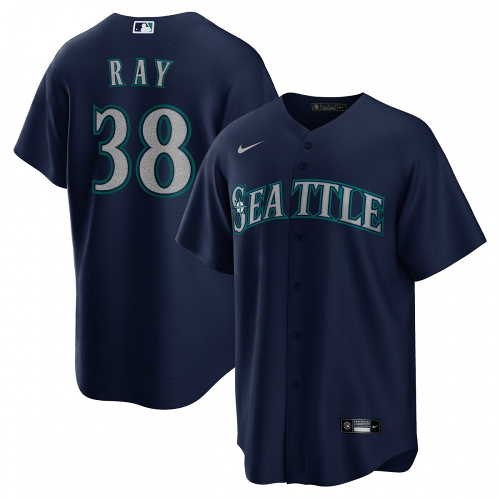 Men's Seattle Mariners Navy Player Jersey