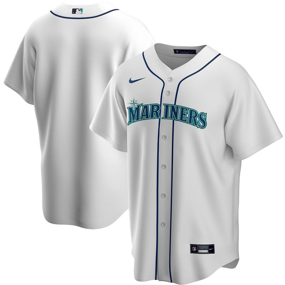 Men's Seattle Mariners 2020 White Home Jersey