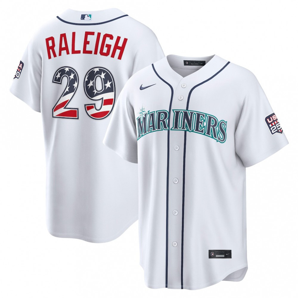 Kids' Seattle Mariners White Home Jersey