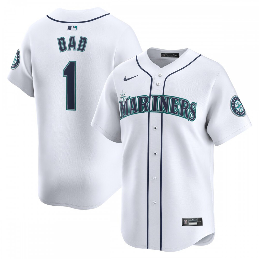 Men's Seattle Mariners White Limited Jersey