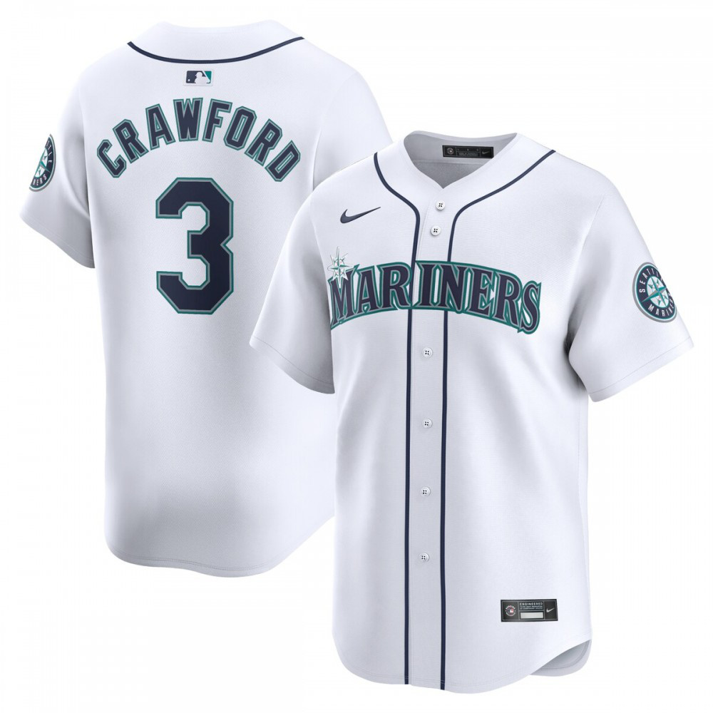 Kids' Seattle Mariners White Limited Jersey