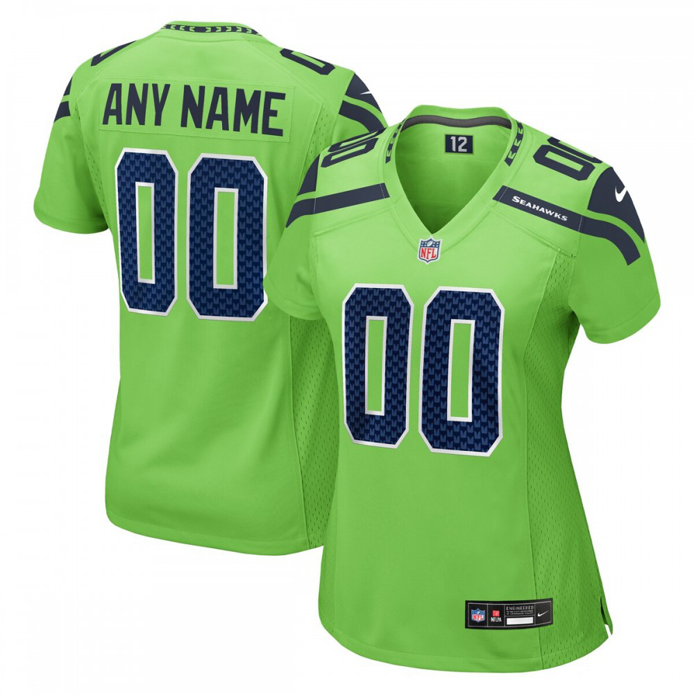 Kids' Seattle Seahawks Green Game Jersey