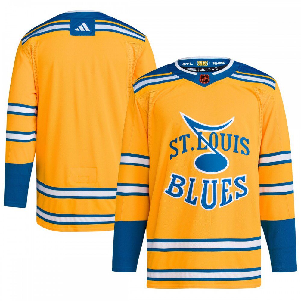 Women's St. Louis Blues Yellow Retro Jersey